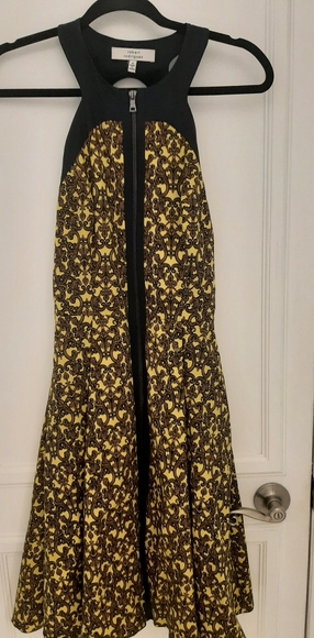 Robert Rodriguez black and yellow dress Sz 4 - Picture 4 of 10